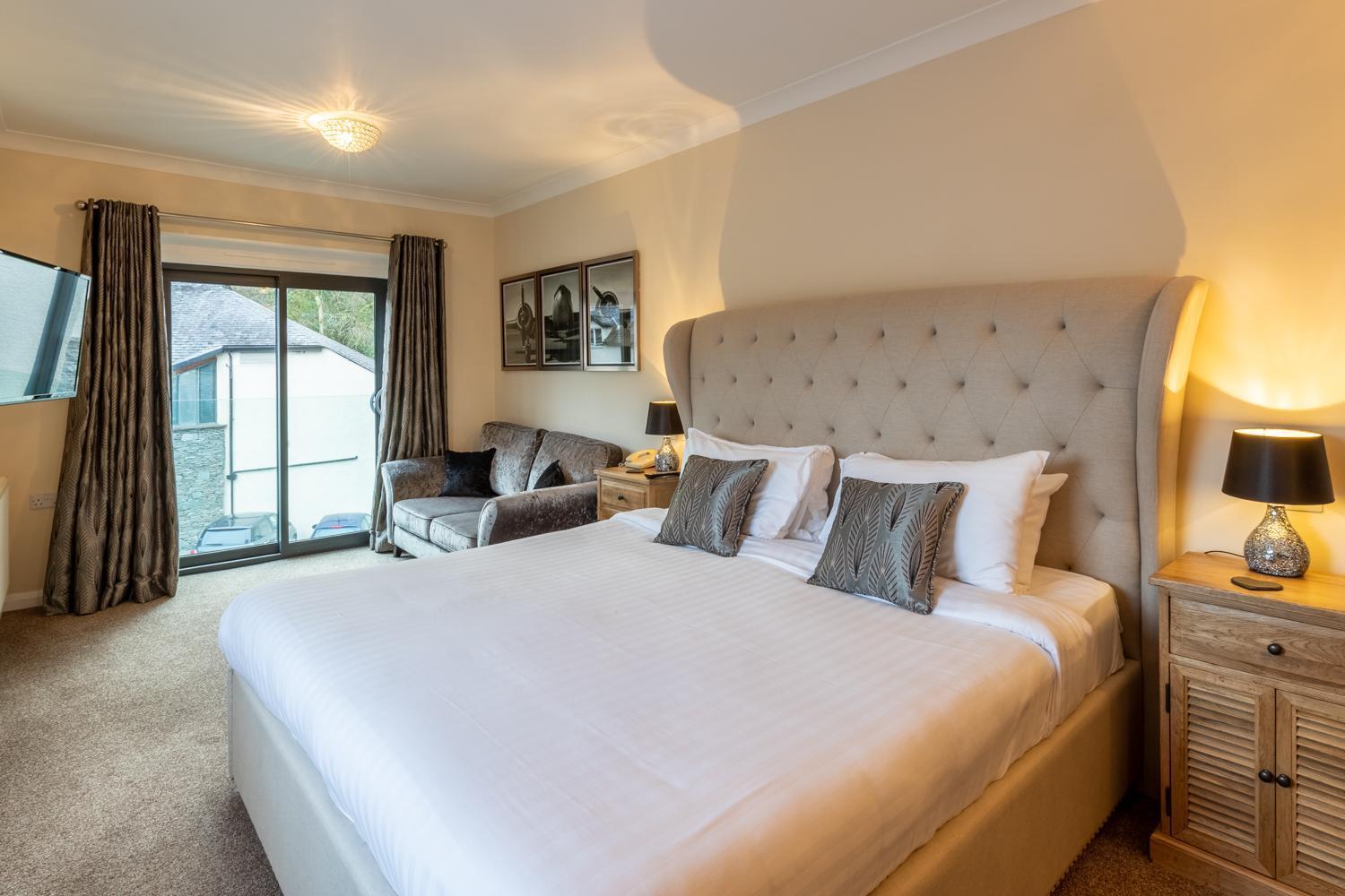 Lakes Hotel & Spa Боунес он Уиндърмиър Стая снимка A bedroom at The Old Vicarage Hotel